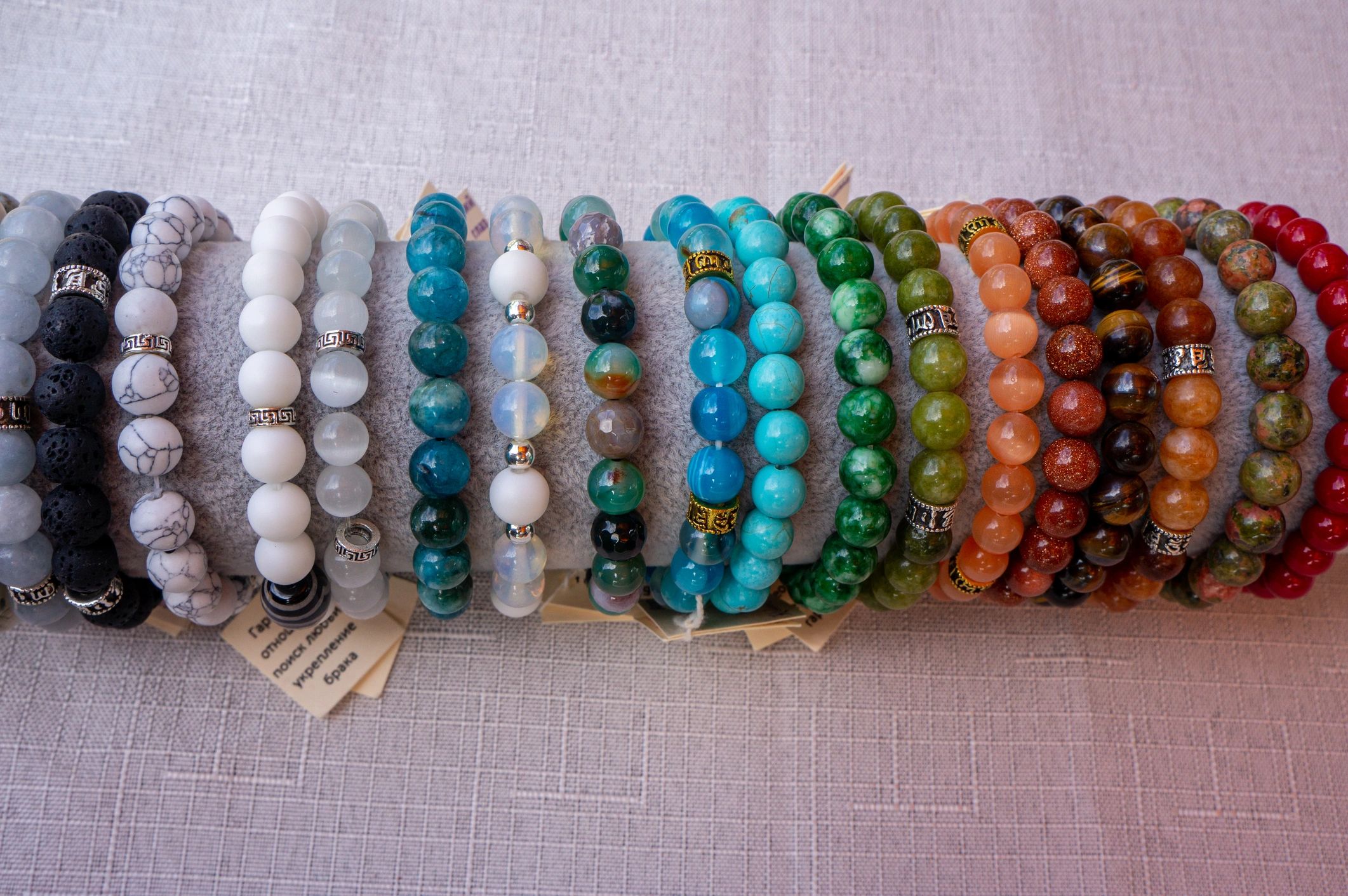 Crystal bracelet detail representing the ydsgem brand